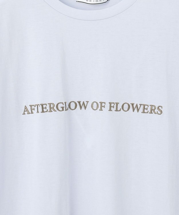 BEIGE， 【洗える】CASSIA / オリジナルロゴTシャツ Sax