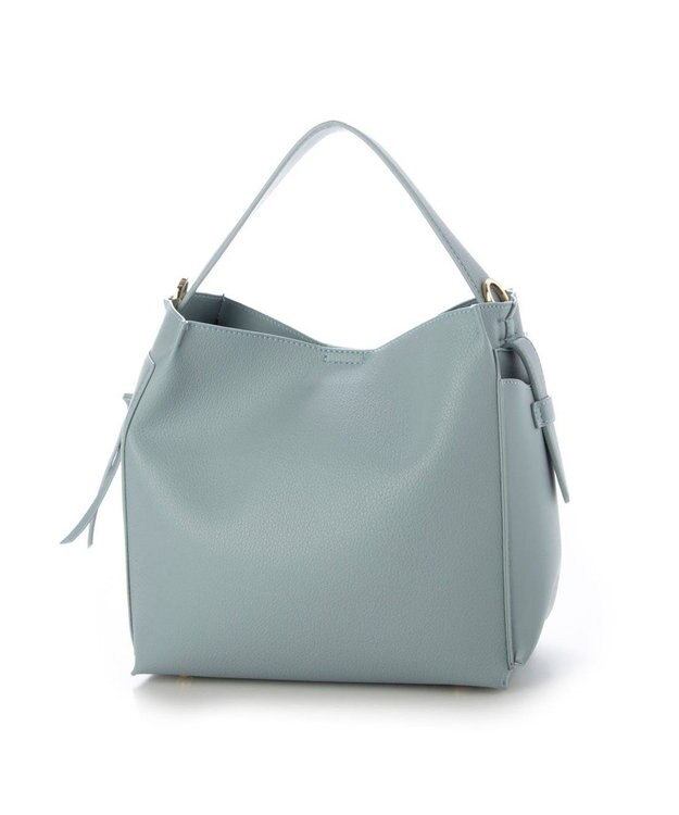 UNBILLION カシュカシュ cachecache / ミニトート付サイドポケット2wayトーバッグ サックスブルー