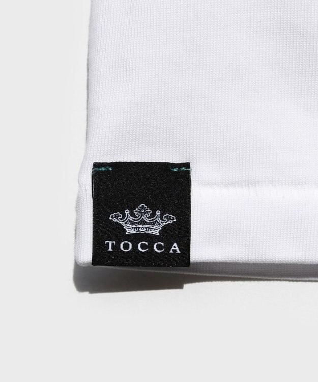 TOCCA 【接触冷感・UV90%以上カット・洗える】BLOOM OF TOCCA Tシャツ ホワイト系
