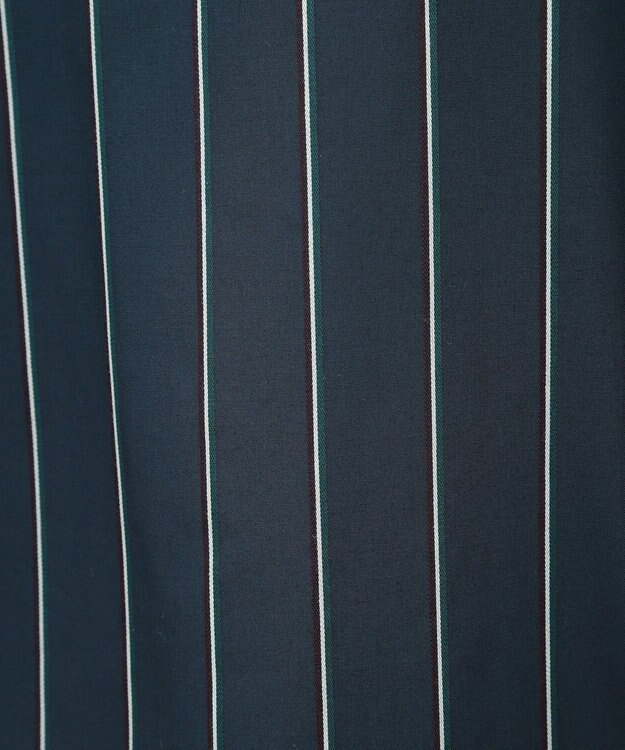 AMERICAN HOLIC ドビーストライプロングシャツ Navy