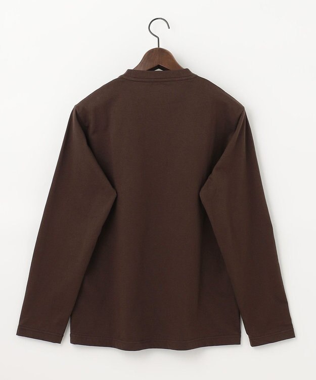 JOSEPH ABBOUD MOUNTAIN 【UNISEX】オーガニックコットン天竺 Tシャツ ダークブラウン系