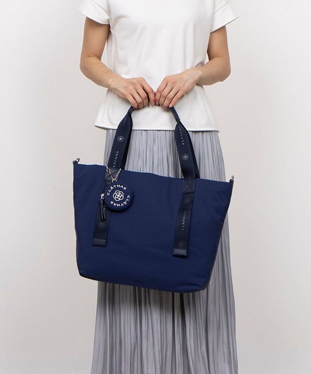 CLATHAS レザン 2wayトートバッグ ネイビー