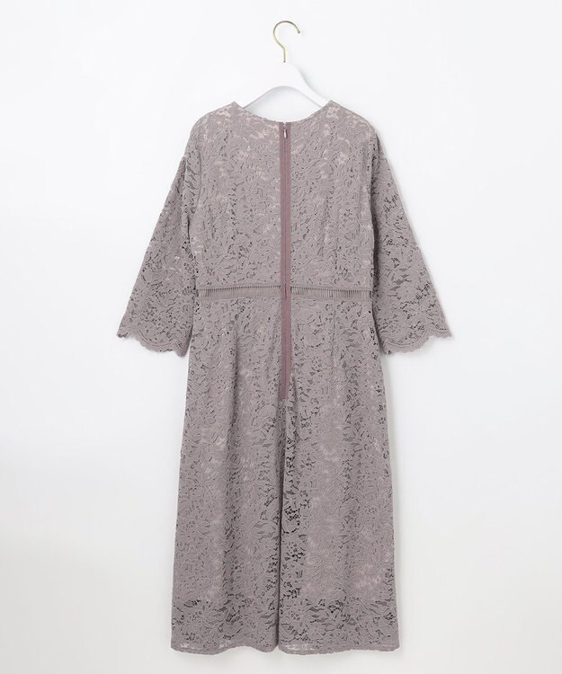 ANY SIS 【洗える】総レース ワンピース ピンク