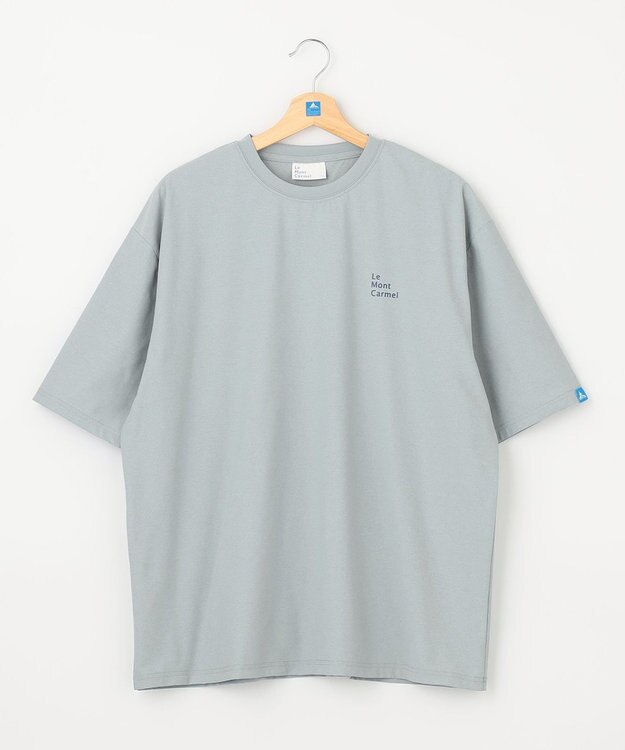 SHARE PARK LADIES 【UVカット・吸水速乾・ストレッチ・軽量 】バックプリントTシャツ ブルーグレー系