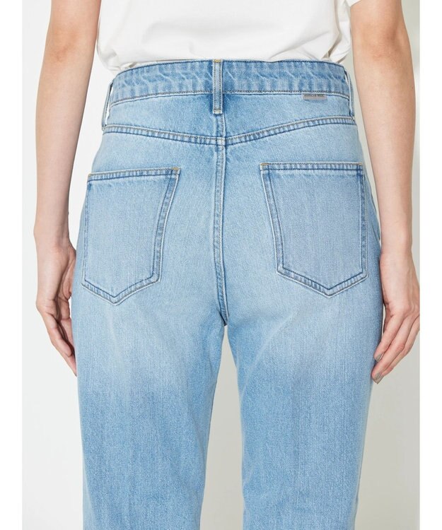 AMERICAN HOLIC センタープレスフレアデニム Light Indigo