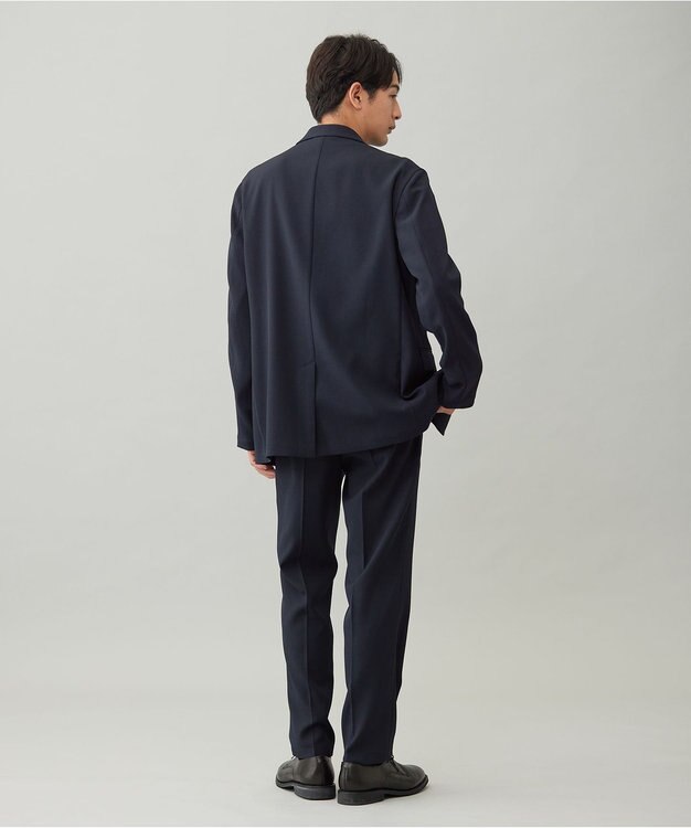 UNFILO MENS 【OCEANS 雑誌・web・YouTube 掲載】WOOL TOUCH 機能美ジャケット【東レ開発のウール見え高機能素材】 ネイビー