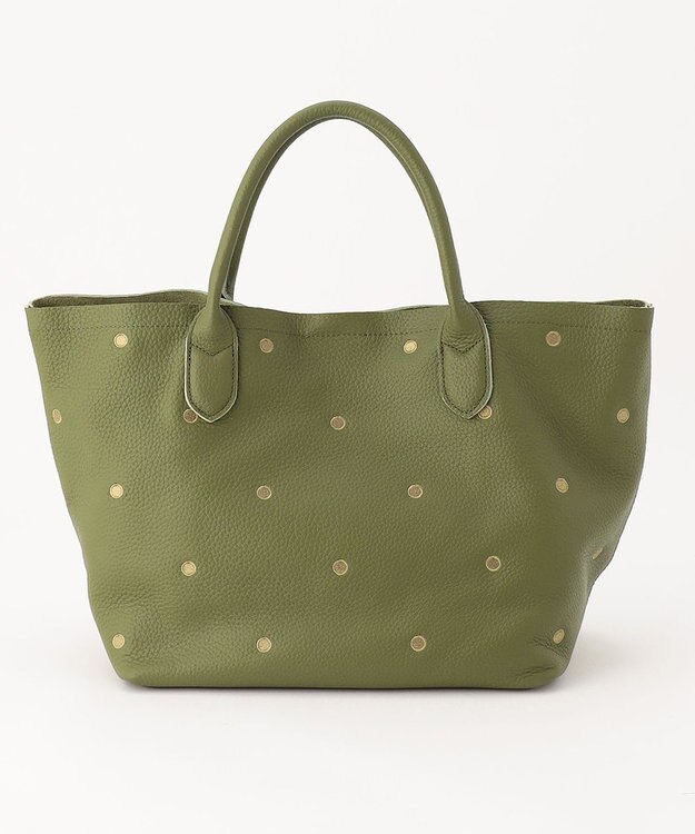 UNBILLION ペルケ perche / 牛革ドット刺繍トートバッグ OL