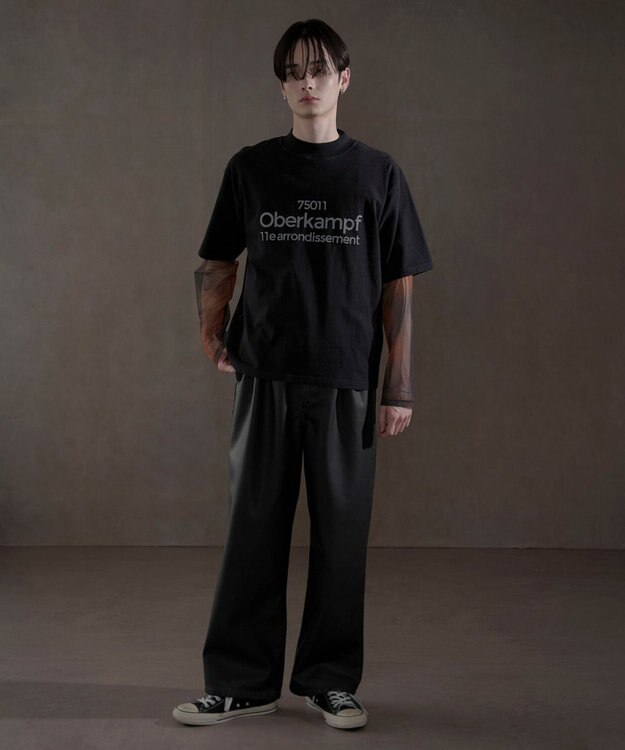 WEGO モックネックT（SS） ブラック