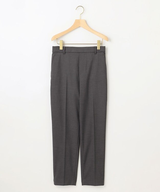 組曲 L ハンサムツイルテーパード パンツ グレー系