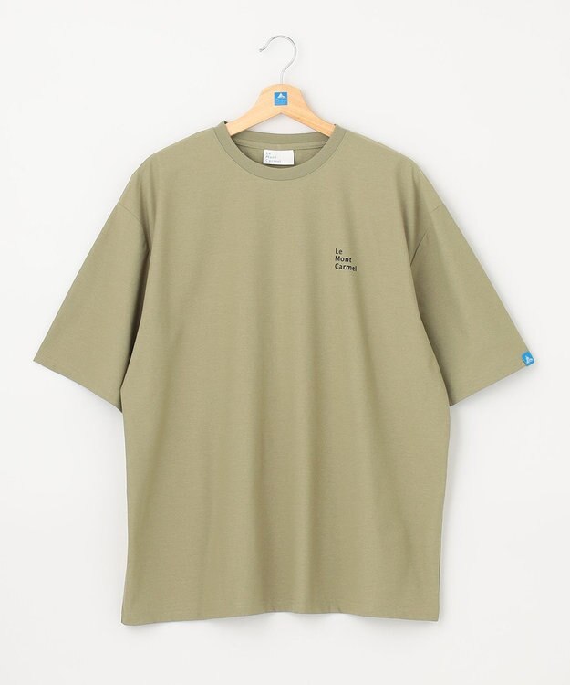 SHARE PARK LADIES 【UVカット・吸水速乾・ストレッチ・軽量 】バックプリントTシャツ カーキ系