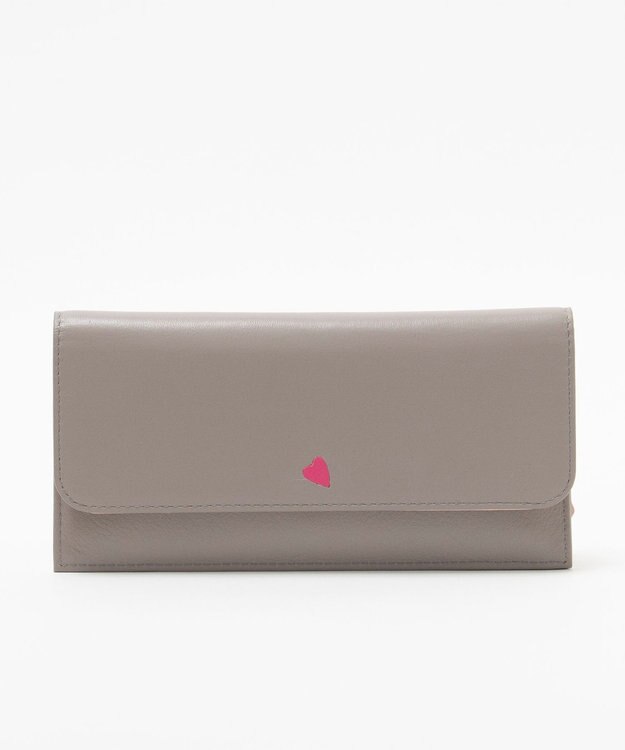 LANVIN en Bleu カルラ 薄マチ長財布 グレー