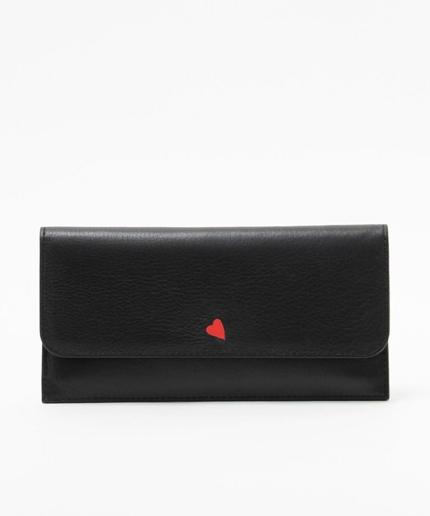 LANVIN en Bleu カルラ 薄マチ長財布 ブラック