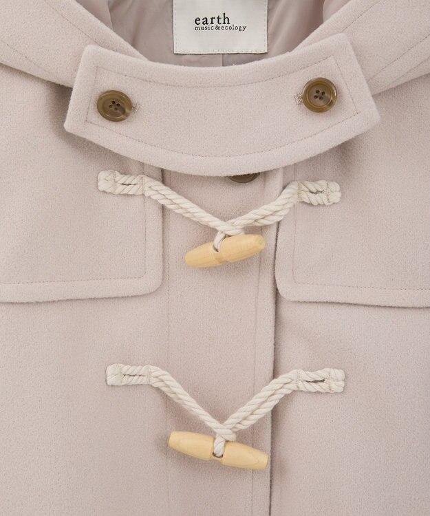earth music&ecology ダッフルコート Light Beige