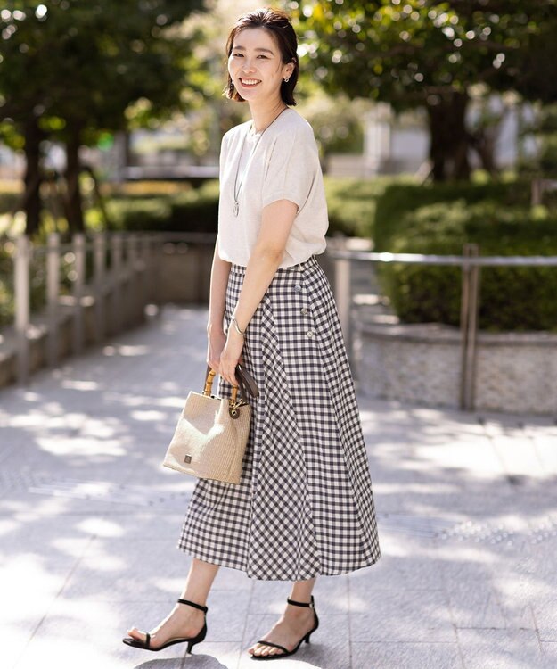 J.PRESS LADIES 【WEB限定カラーあり・洗える】Vis/Peスパーク ラメ ニット ナチュラル系