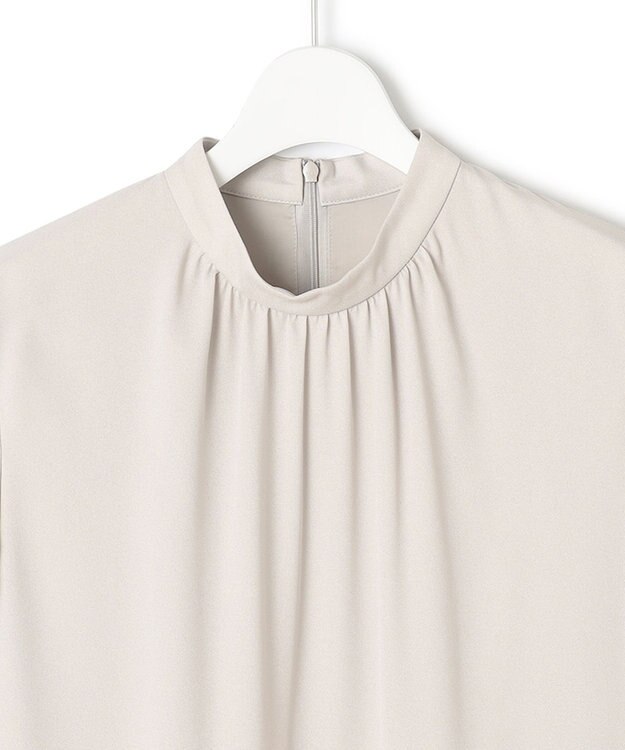 23区 【洗える】クリスタルアムンゼン ワンピース ベージュ系