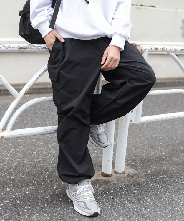 WEGO リップストップ　カーゴパンツ ブラック