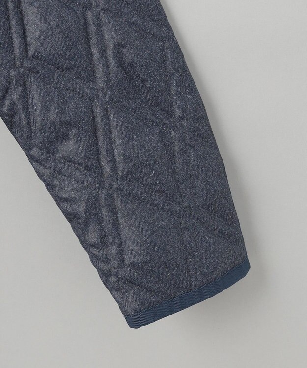 GOTAIRIKU 【仕事で着用可】ブライトシャンブレー キルティング ドレスダウン ネイビー系8