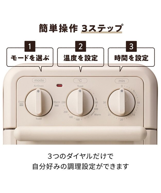 YAMATO テーブル＆キッチン 【レコルト】エアーオーブントースター  レッド  RFT-1(R) レッド