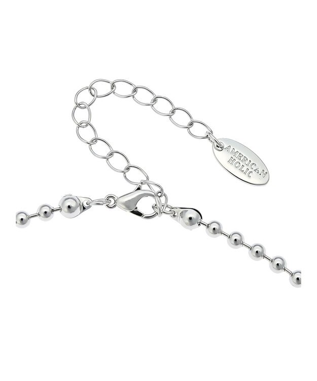 AMERICAN HOLIC ボールチェーンコンビ２ＳＥＴネックレス Silver