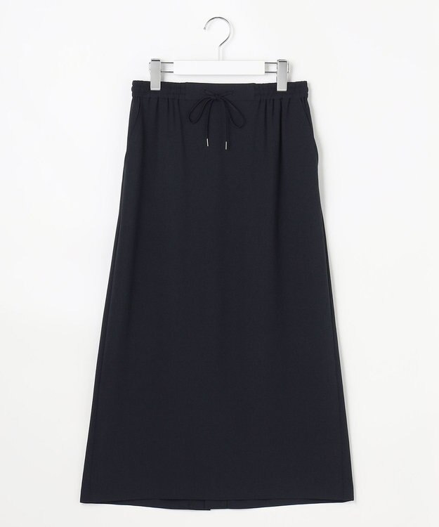 J.PRESS LADIES L 【セットアップ対応】Light ジョーゼット ナロー スカート ネイビー系