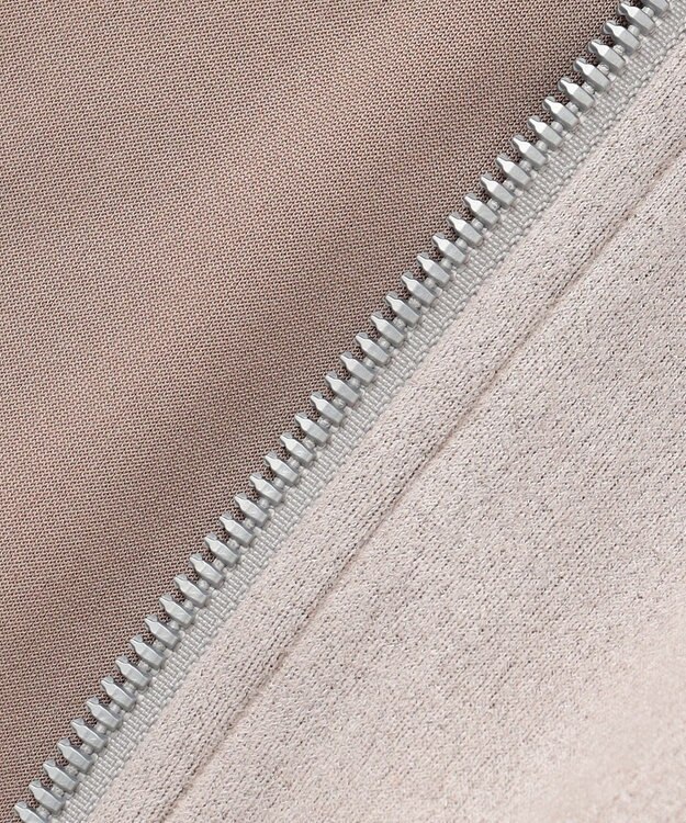 JOSEPH HOMME 【WEB・一部店舗限定  】レザーライクポンチ　ジップアップパーカー ベージュ系