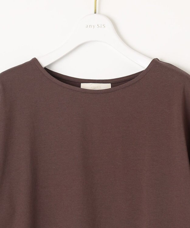 ANY SIS レースコンビ Tシャツ ブラウン