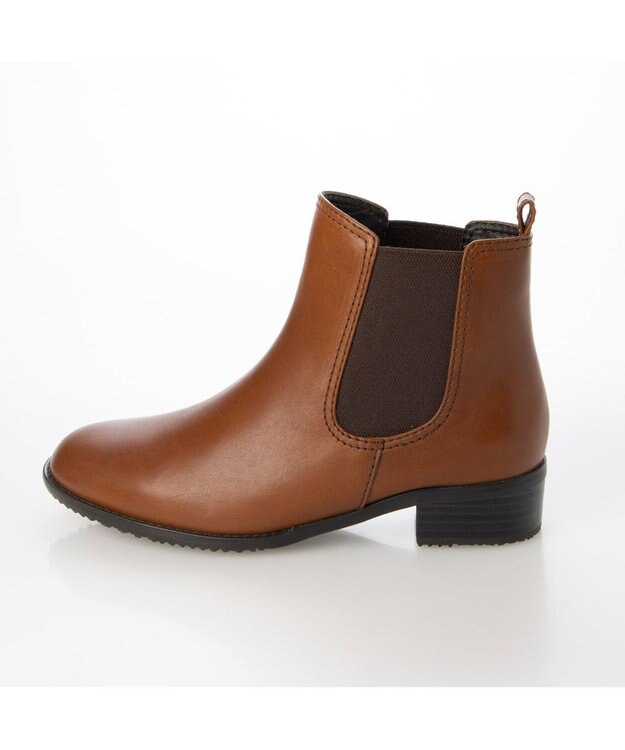 ing <ing>【WEB限定】【サスティナブルシリーズ】サイドゴアショートブーツ ブラウン