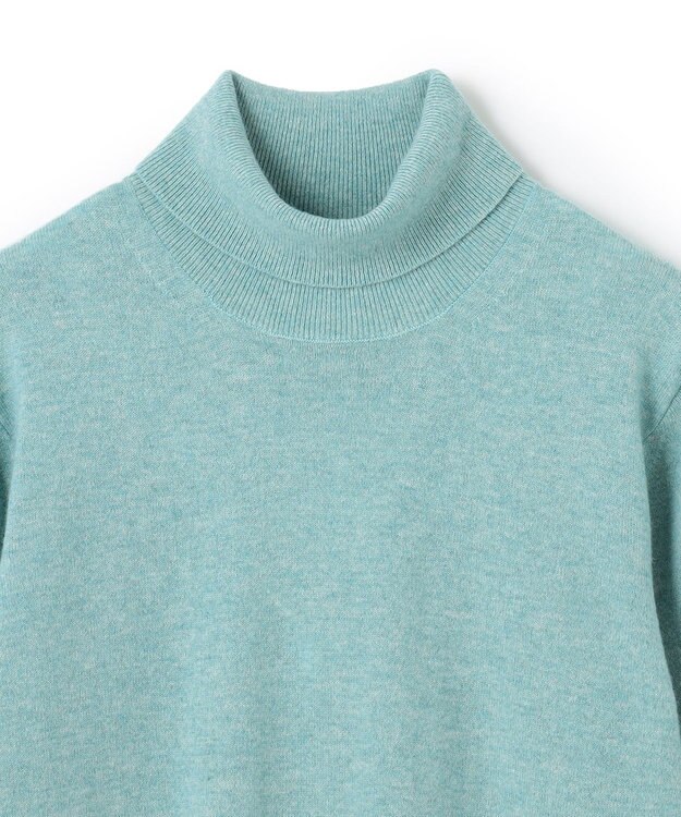 JOSEPH HOMME ピュアカシミヤ　タートルネックニット スモーキーグリーン系