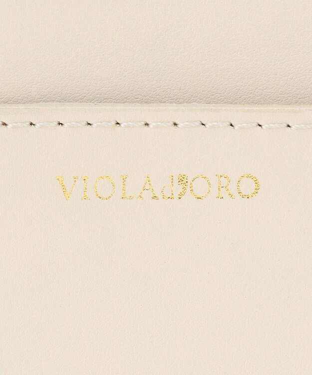 23区 【先行予約】VIOLAd'ORO アバカ レザーポケット 2WAY トートバッグ ホワイト系