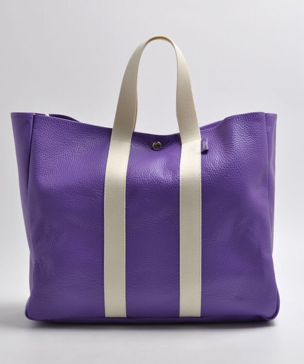 blancle シュリンクレザーベーシックトートL PURPLE