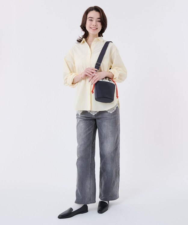 LeSportsac SM DRAWSTRING BUCKET/ディープシーベージュ/マンダリンコード ディープシーベージュ/マンダリンコード