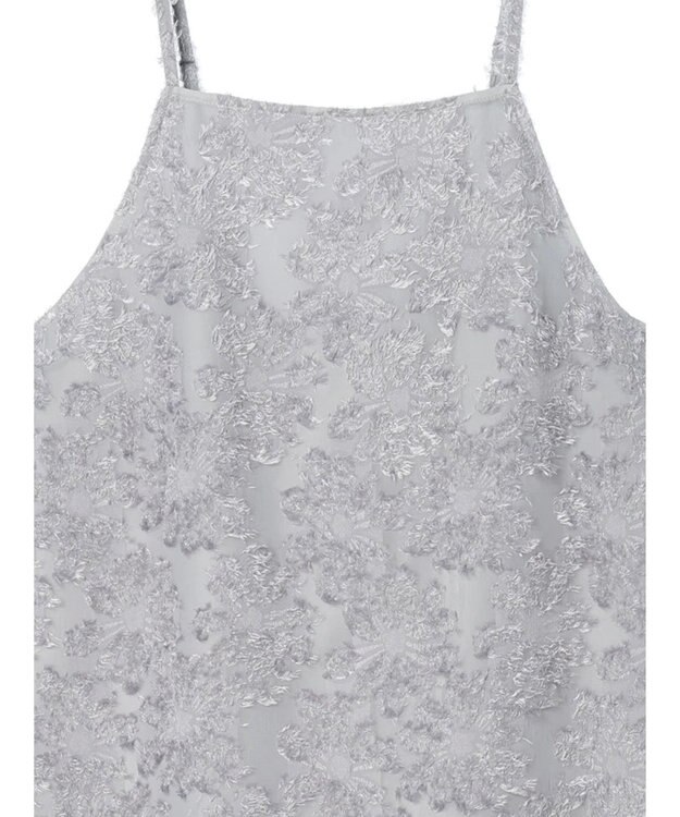 earth music&ecology フラワージャガードキャミワンピース Gray