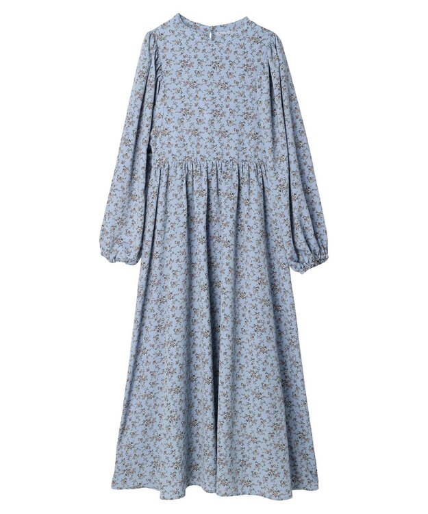 Green Parks ・Ｐｅｔｉｔ　Ｆｌｅｕｒ　フラワーｐｔワンピース Sax