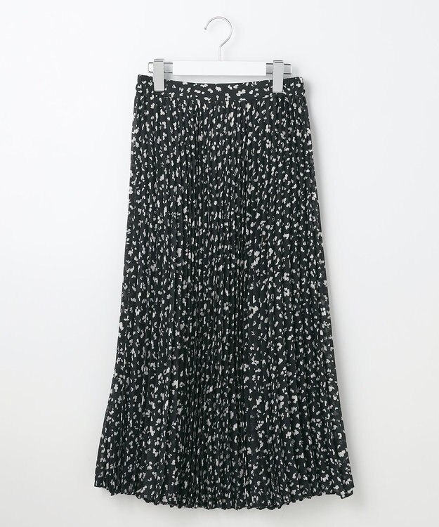 ANY SIS S エアリープリーツ スカート ブラックベース