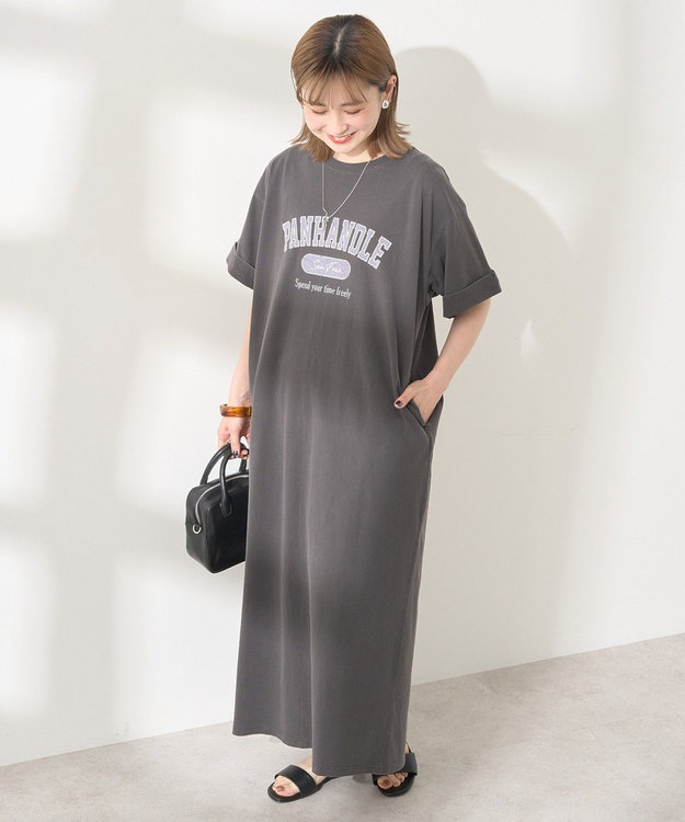 AMERICAN HOLIC PANHANDLE Tシャツワンピース Charcoal Gray