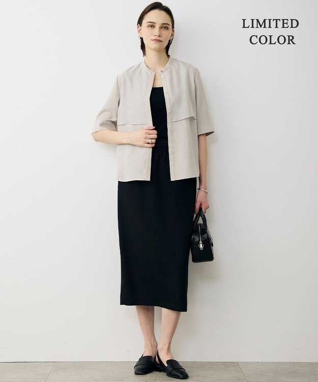 ICB 【WEB限定カラーあり・先行予約】 ブロードステッチリブ タンクトップ ブラック［WEB限定］