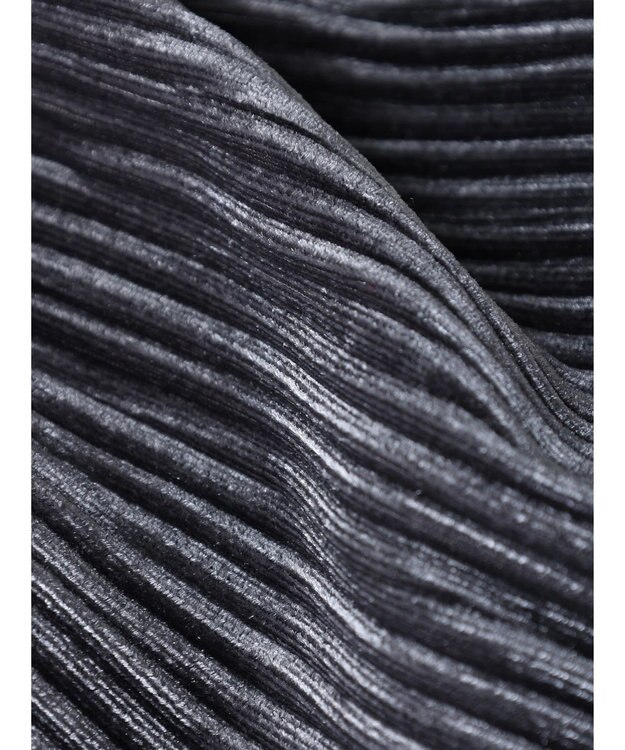 earth music&ecology ベロアプリーツキャミワンピース Gray