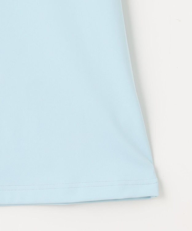 PW CIRCULUS 【UVカット / 吸水速乾 / 伸縮性抜群】【WOMEN】ポケットモック T ゴルフウェア レディース スカイブルー系