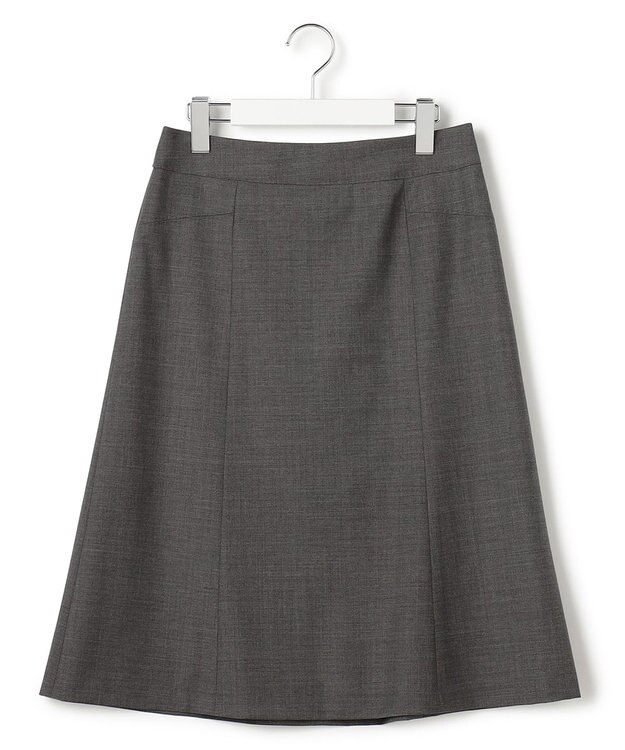 23区 S 【セットアップ着用】ファインネスウール フレア スカート グレー系
