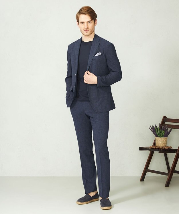 JOSEPH ABBOUD 【驚きの多機能】】ドライサッカージャケット ネイビー系7