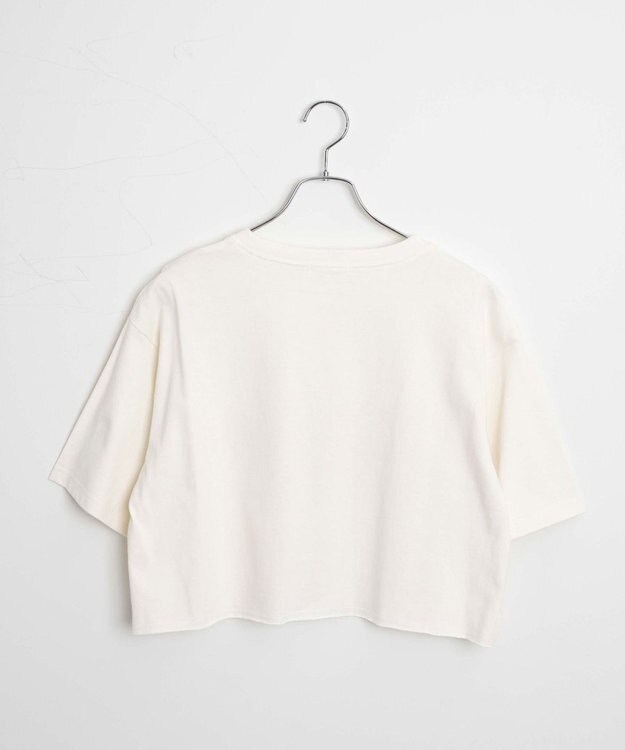 WEGO 【新色追加/手洗い可】グラフィックショートT オフホワイト