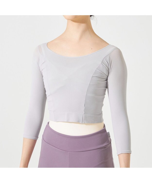 Chacott クールトップ パールグレー