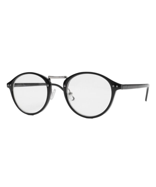 WEGO 【ユニセックス着用ITEM】セルフレームクリアレンズアイウェア 柄5