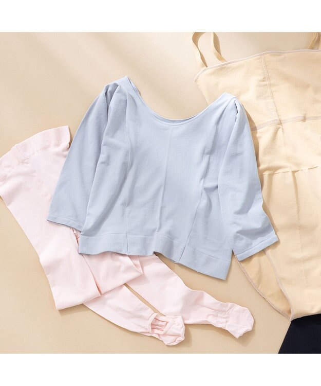 Chacott クールトップ パールグレー