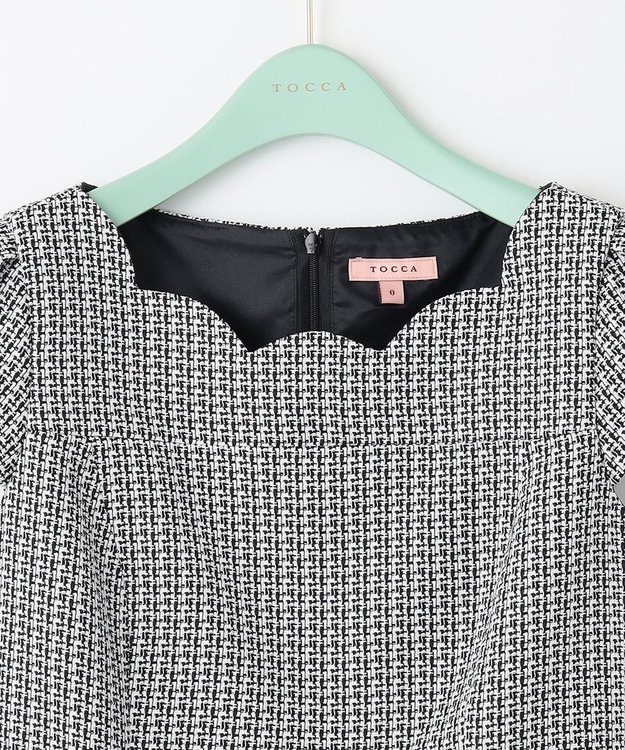 TOCCA 【洗える！】SHEEP CLOUDS ドレス オフ×ブラック系3