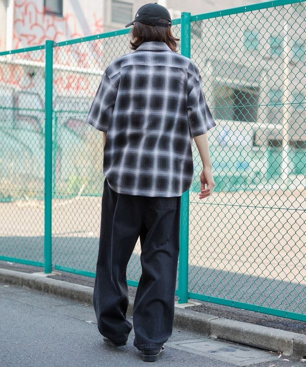 WEGO 【ユニセックス着用ITEM/SMLサイズ展開】イージーサーカスパンツ デニムブラックソノタ