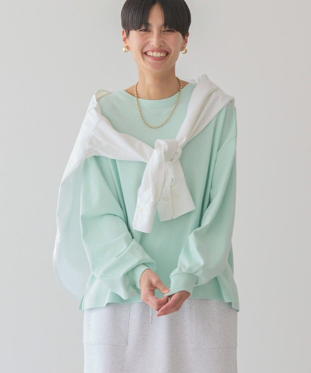 AMERICAN HOLIC 【WEB限定】袖ボリュームカットプルオーバー Green