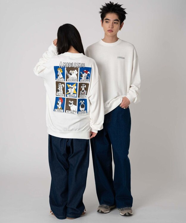 WEGO 【ユニセックス着用ITEM/SMLサイズ展開】アソートグラフィックプルオーバー（2） 柄17