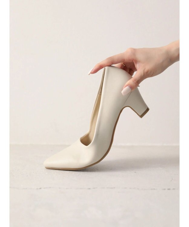 Green Parks ＲＵＰＩＳ．クッションパンプス Ivory