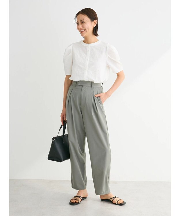 Green Parks ・ＥＬＥＮＣＡＲＥ　ＤＵＥ　ナイロンタックカーブパンツ Khaki